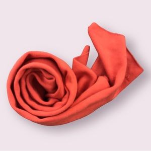 🔥LAST CHANCE!  5 for $15 Orange Large Knit Woven Wide Scarf New York & Co.